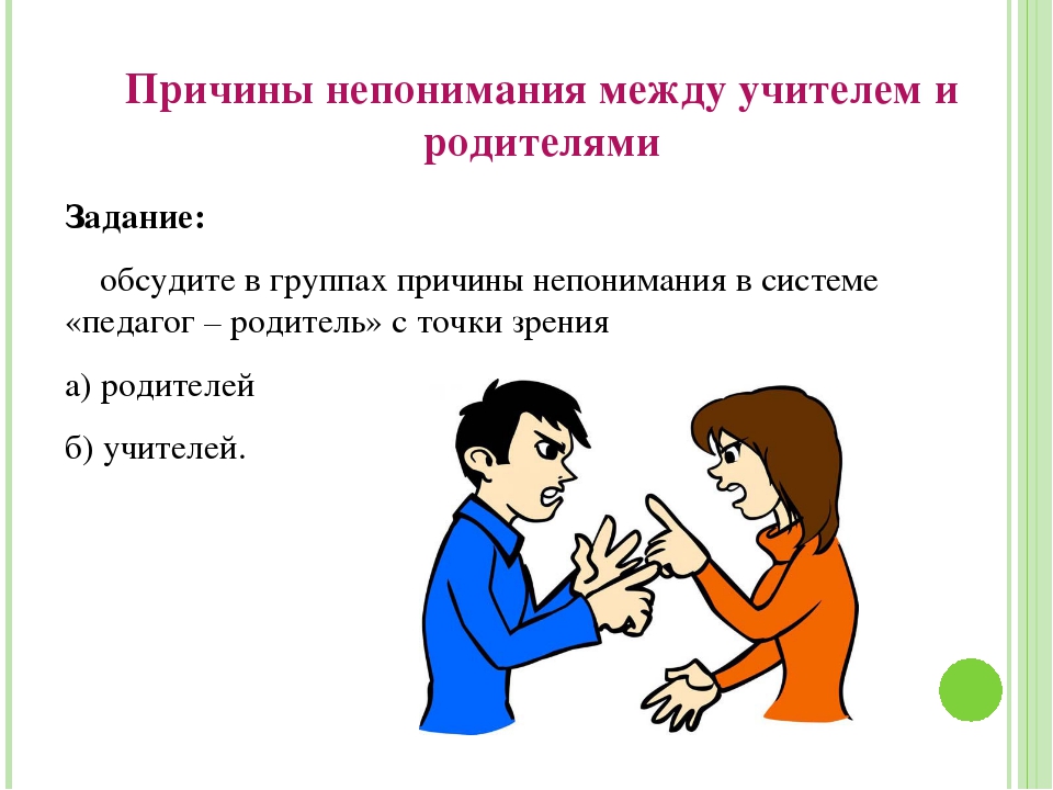 Конфликты с родителями презентация