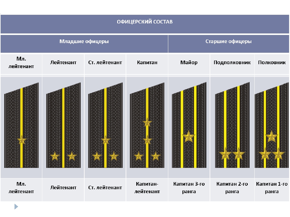 Звания в прокуратуре россии по возрастанию с погонами фото и названия
