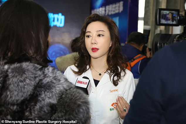 Dr. Shi Lingzhi (pictured), head of the hospital, said they had cancelled all of Xiao Feng