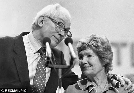 Michael Foot and his wife Jill Craigie