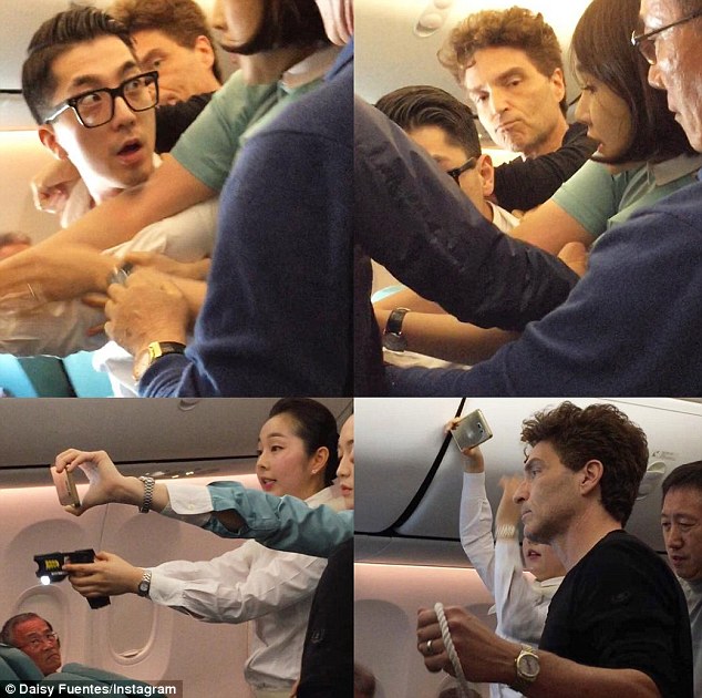 Pop icon Richard Marx helped flight attendants subdue an unruly passenger on a flight from Hanoi, Vietnam to Seoul, South Korea on Tuesday