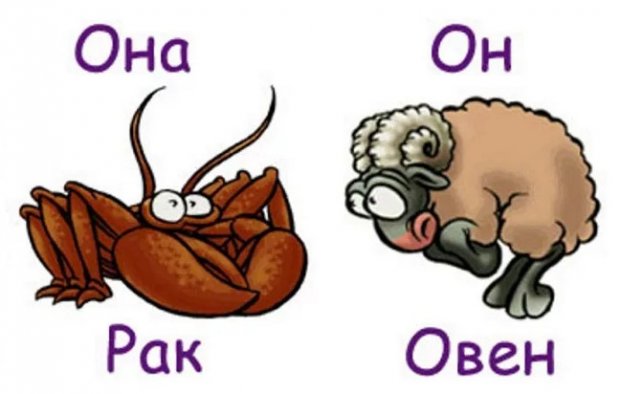 Рак и Овен