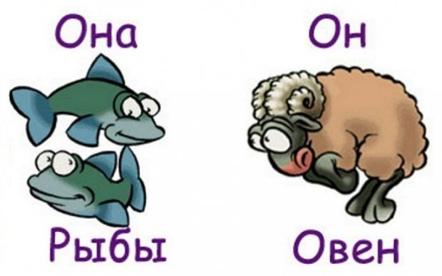 Рыбы и Овен