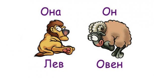 Лев и Овен