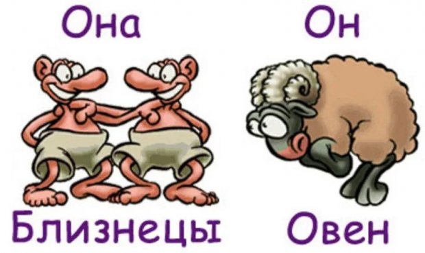 Близнецы и Овен