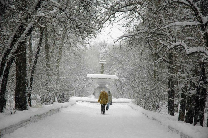 Зима в Ангарске