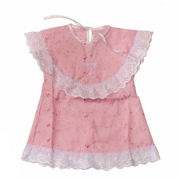 Розовое платье для маленькой девочки