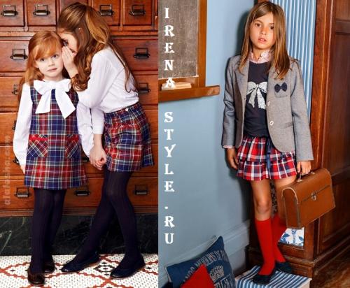 Как модно одеваться в школу 2019. Модная школьная форма для девочек в клеточку 2019-2019 фото новинки