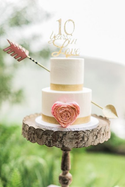 Торт для 10 годовщины свадьбы