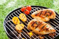 Chicken Breast with Potatoes on the Barbeque - Weight Loss Resources