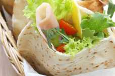 Ham and Salad Pitta - Weight Loss Resources
