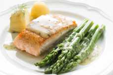 Salmon, New Potatoes and Asparagus - Weight Loss Resources - Dinner Day 4
