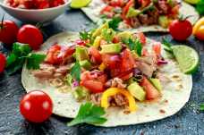 Tuna, Avocado and Salad Tortilla - Weight Loss Resources